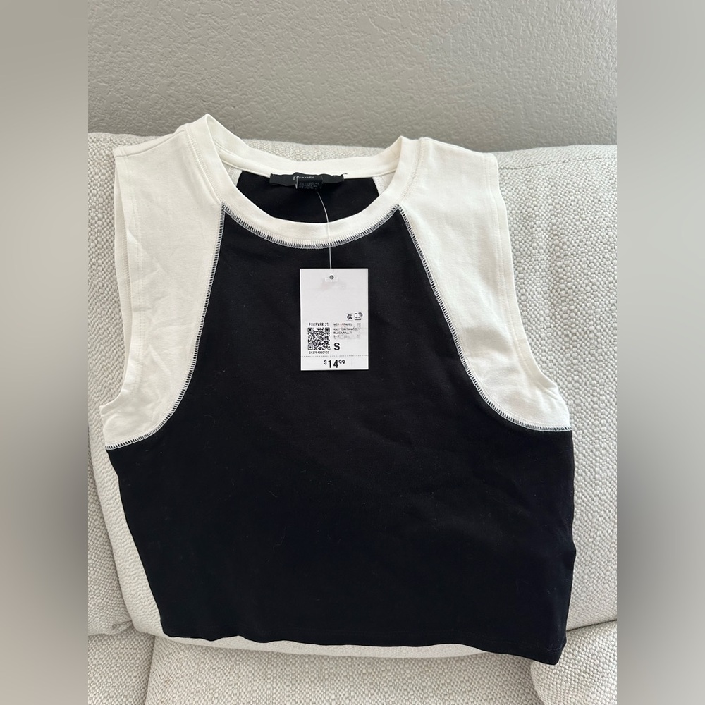 Crop tank, raglan